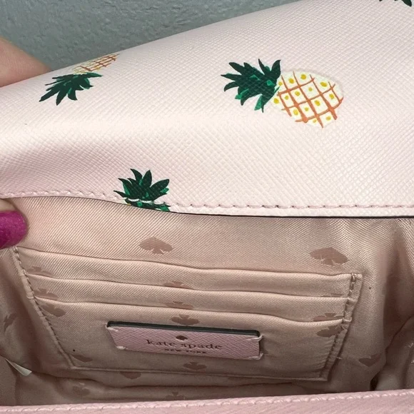 Kate Spade SET Staci Square Pineapple with matching card holder - Picture 9 of 13